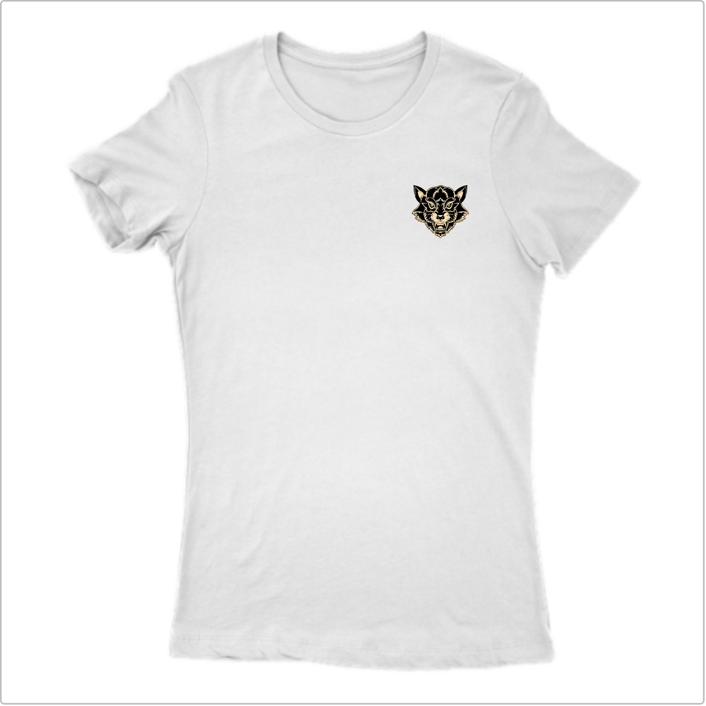 Blusa Baby Look Wolf + .Vencer