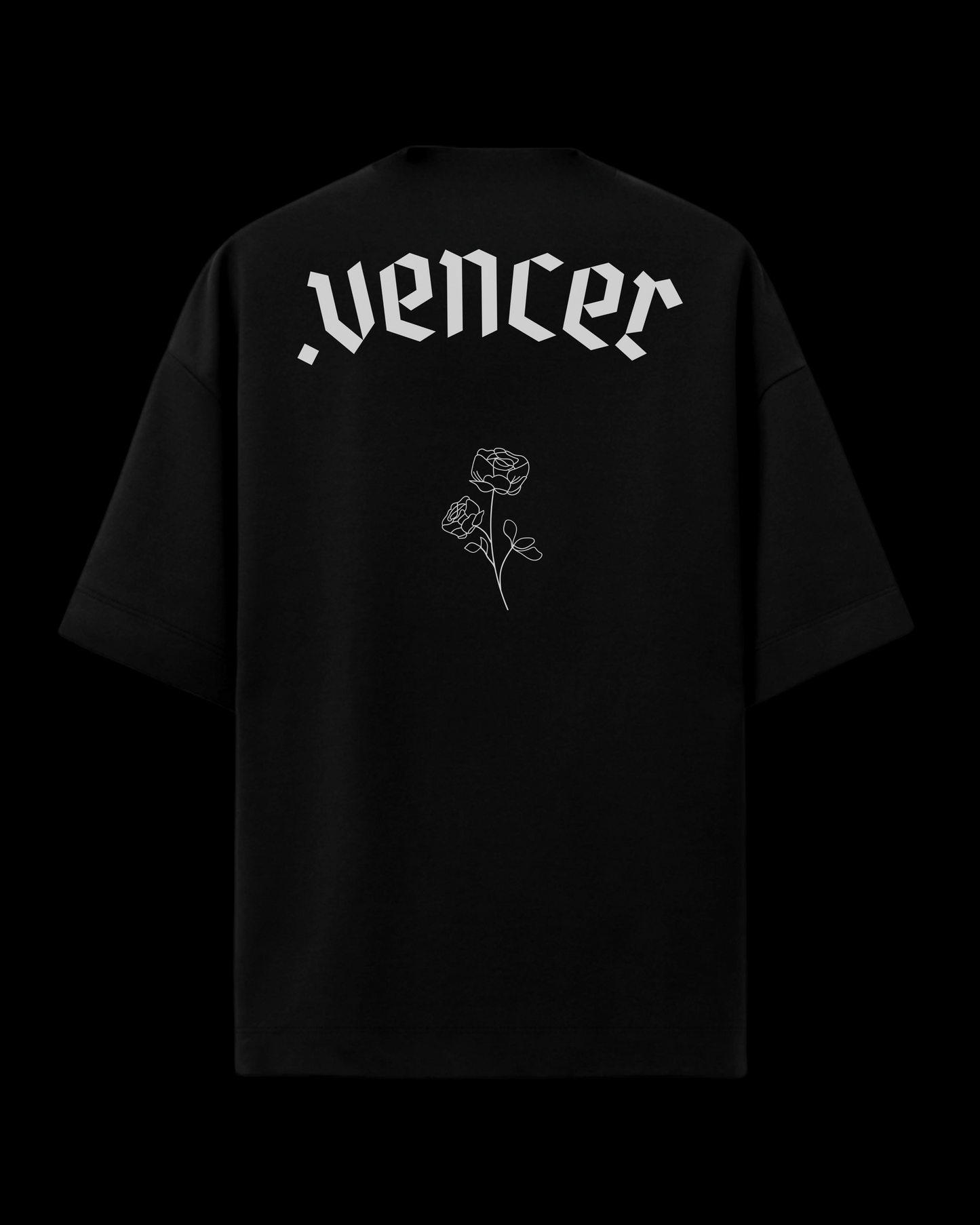 Camiseta Over Premium "Rose .Vencer" Back