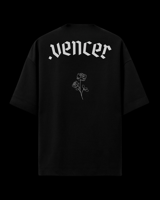 Camiseta Over Premium "Rose .Vencer" Back