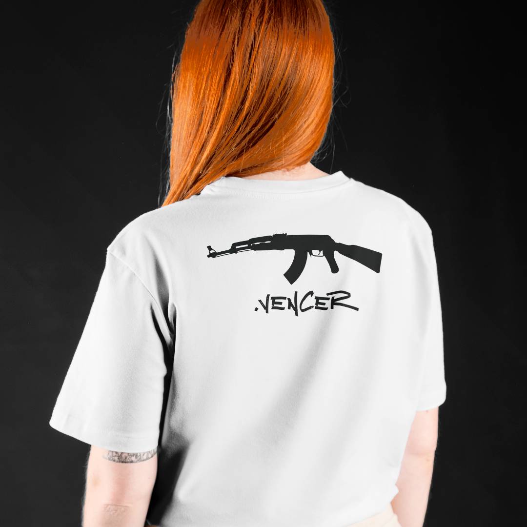 blusa babylook branca feminina .vencer ak