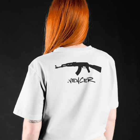 blusa babylook branca feminina .vencer ak