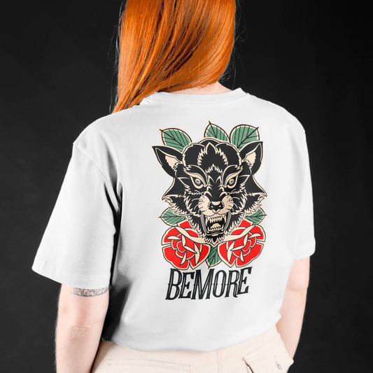 Blusa Baby Look Wolf + BeMore