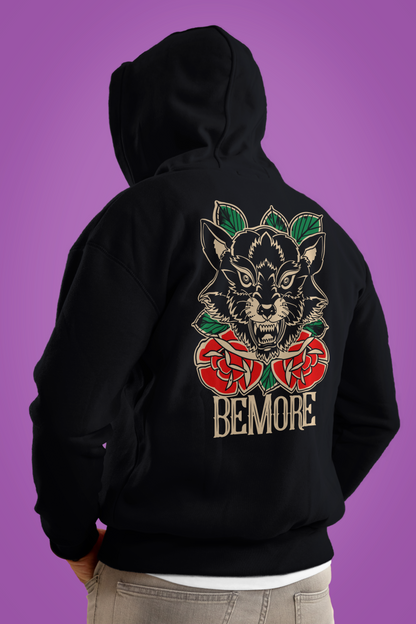 Moletom com Capuz Wolf + BeMore