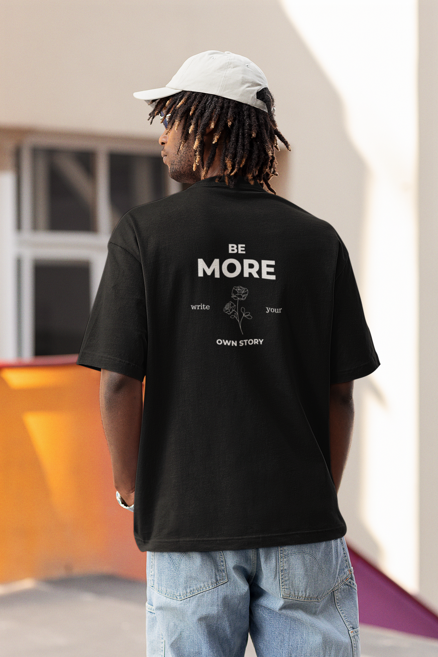 Camiseta Back Rose Be More
