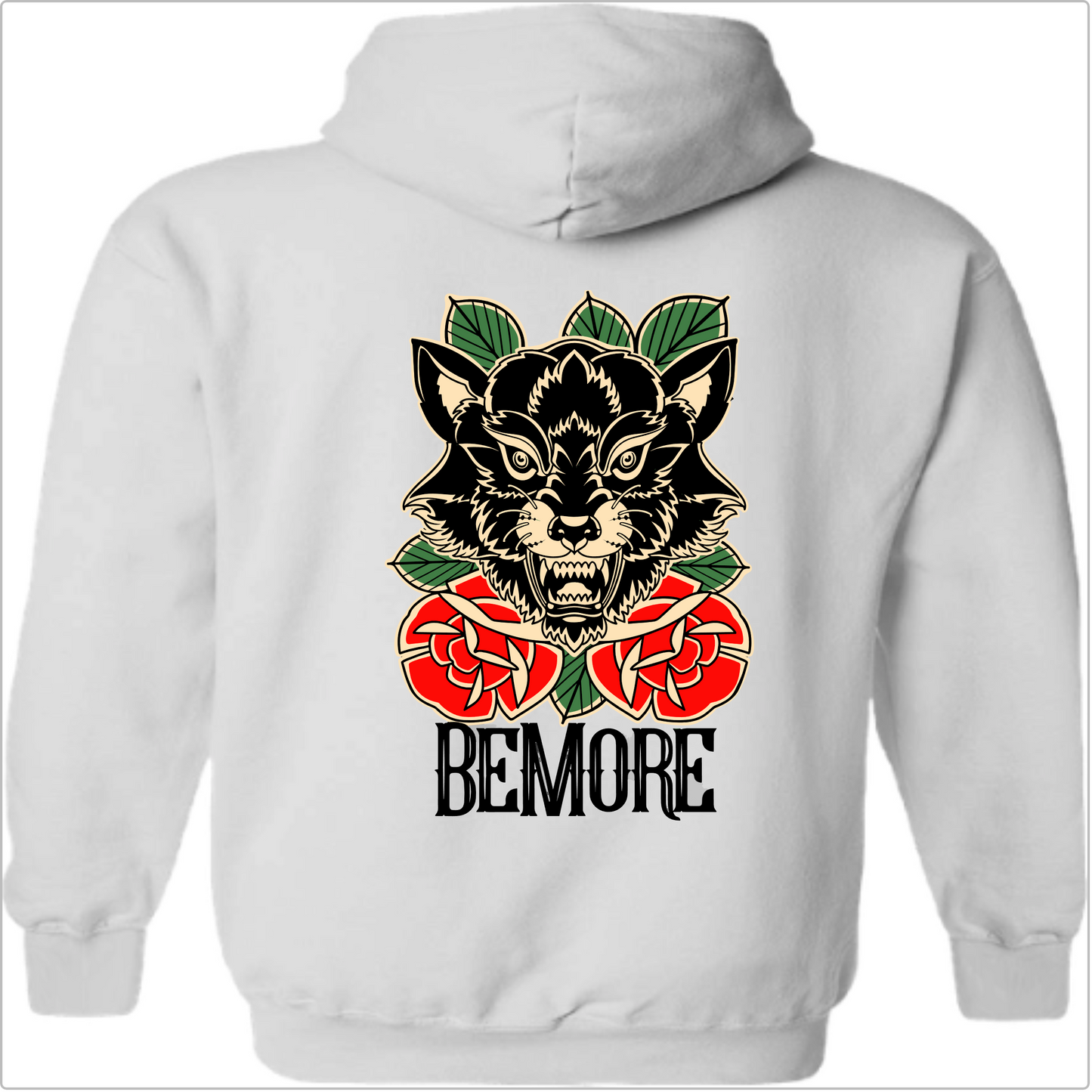Moletom com Capuz Wolf + BeMore
