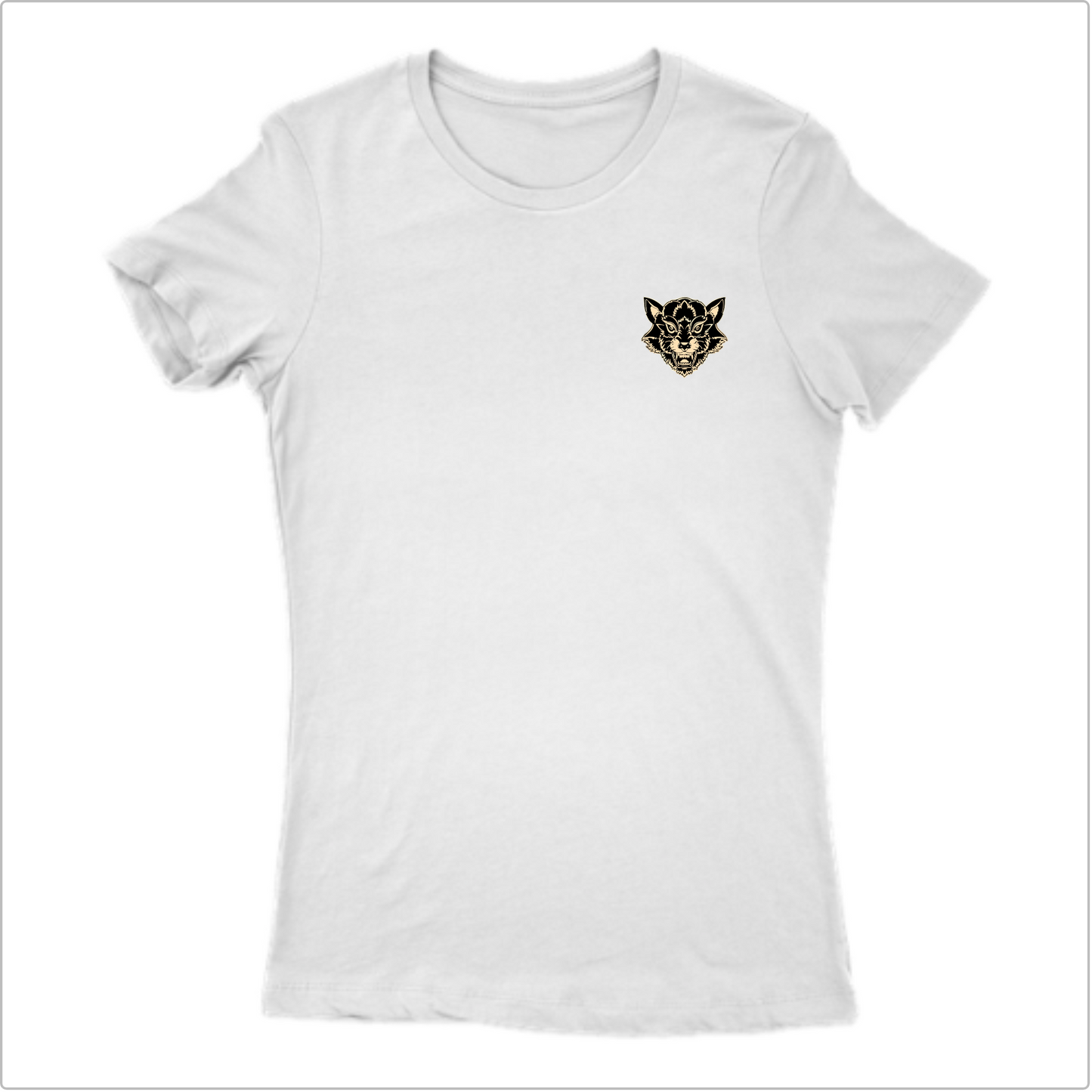 Blusa Baby Look Wolf + Ak .vencer